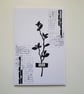 Framable Art Greeting Card - Monochrome Botanical - Image 7