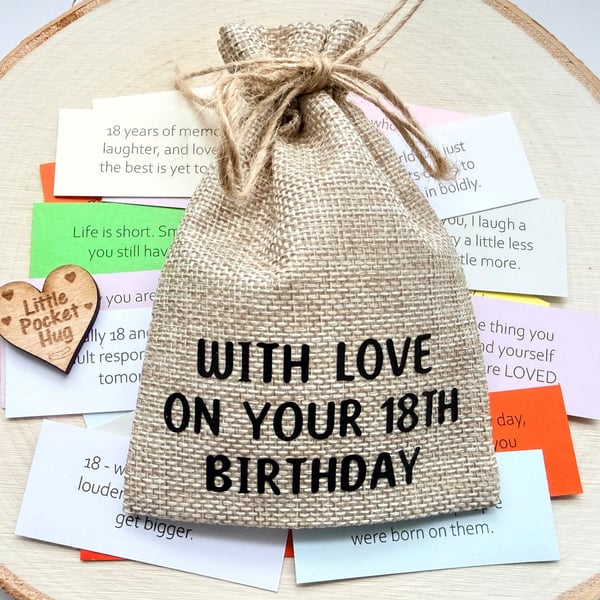18th Birthday Keepsake Quote Gift, 31 Quotes, Turning 18, Coming of Age Presen5