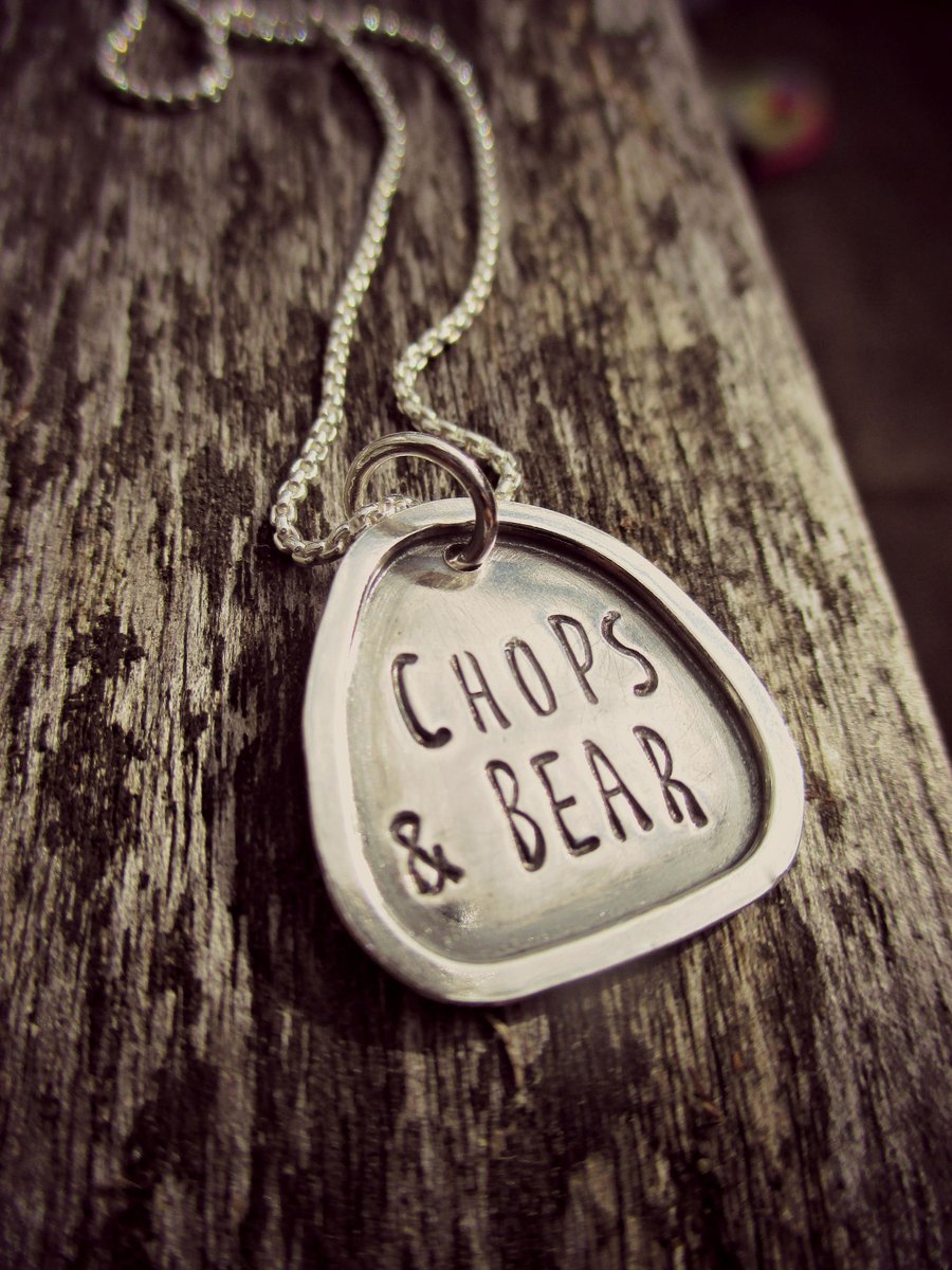 FRAMED WORD NECKLACE - Sterling Silver - childrens names - cute