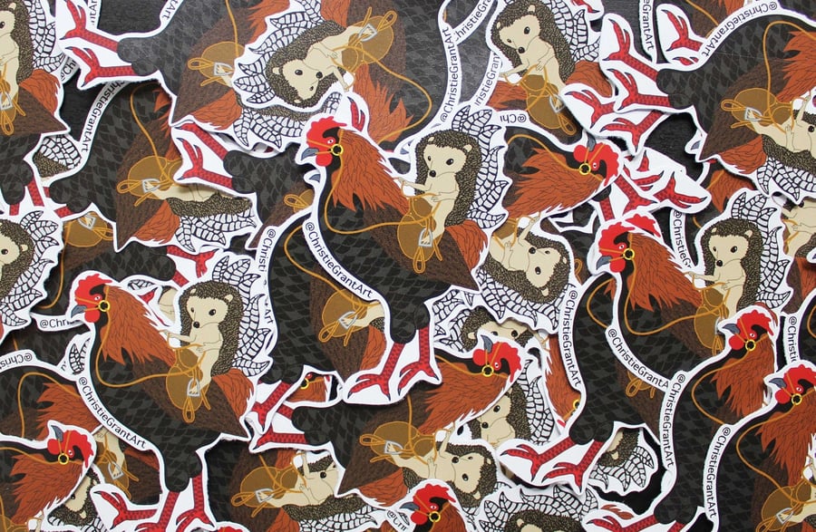 Hans the hedgehog - Eco-Friendly Stickers