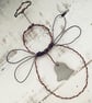 Christmas angel decoration, wire angel, angel hanger, christmas decoration, - Image 4