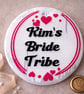 Bride Tribe Keyring Handmade Wedding Keepsake Various Colours