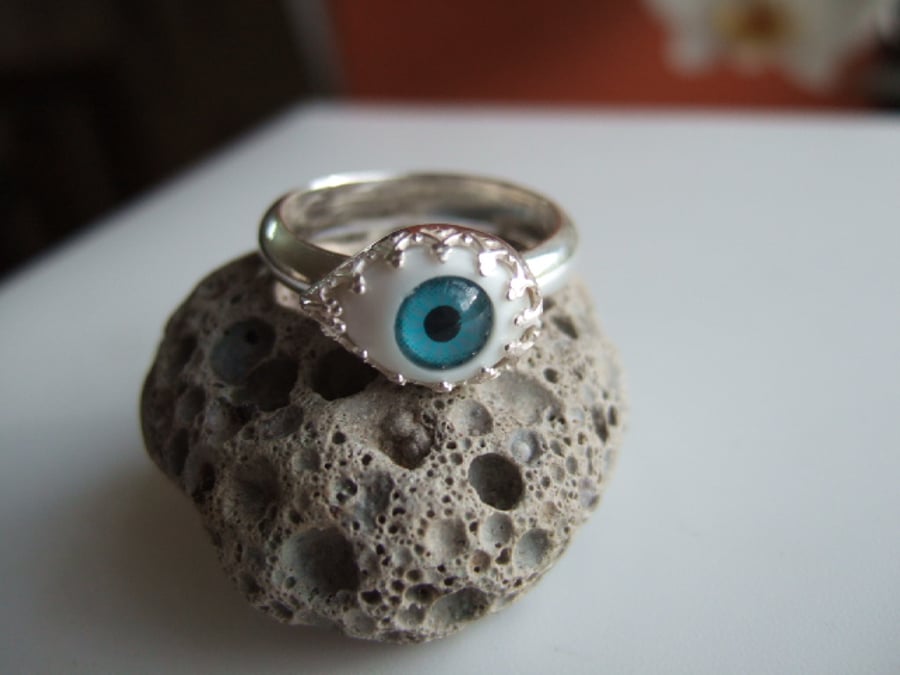 Sterling Silver Eye Ring No. 1