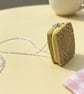 Custard Cream Biscuit Necklace British Biscuit Gift For Her - Image 6