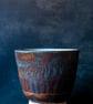Japanese style cup with rock texture