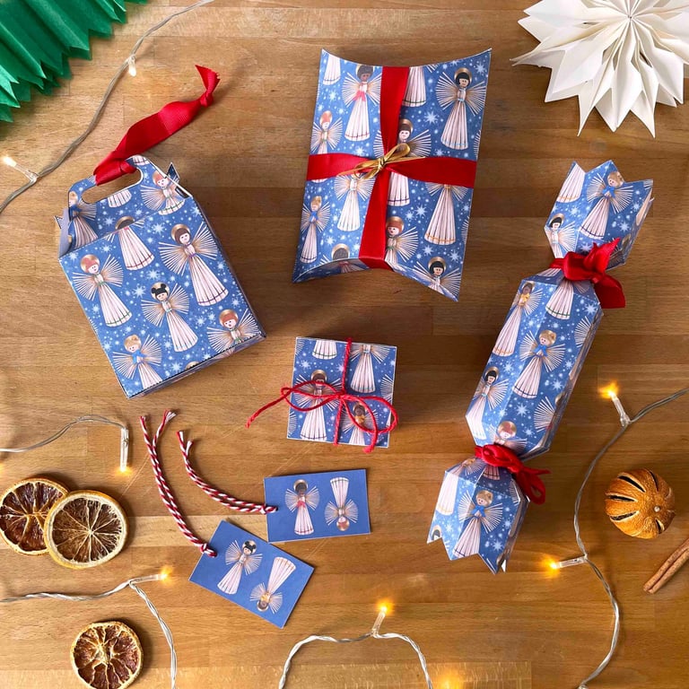 Christmas Gift Box Making Kit – Nordic Straw Angels