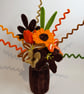 Autumn Pipecleaner flowers  - Image 2