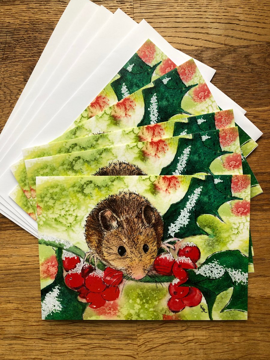A5 blank card of Mousehole Mouse MULTI PACKS AVAILABLE