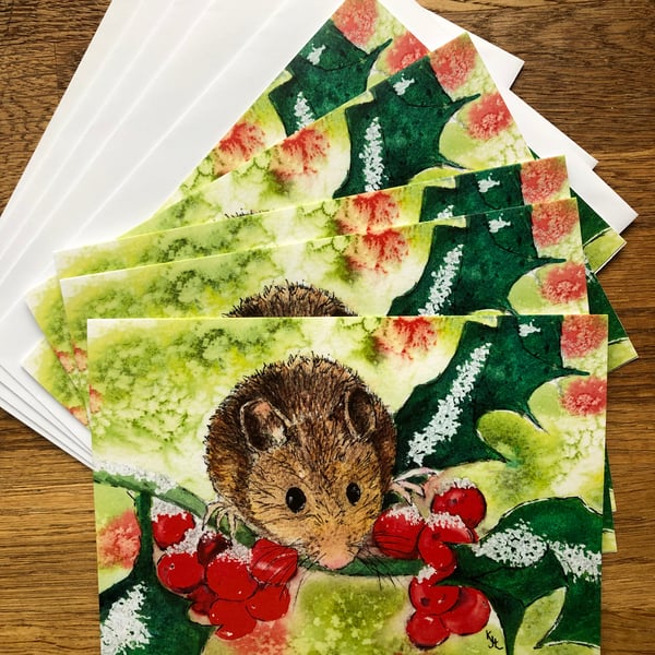 A5 blank card of Mousehole Mouse MULTI PACKS AVAILABLE