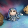 Tiny Gnome Songster 'Melody' 1.5" OOAK Sculpt by Ann Galvin