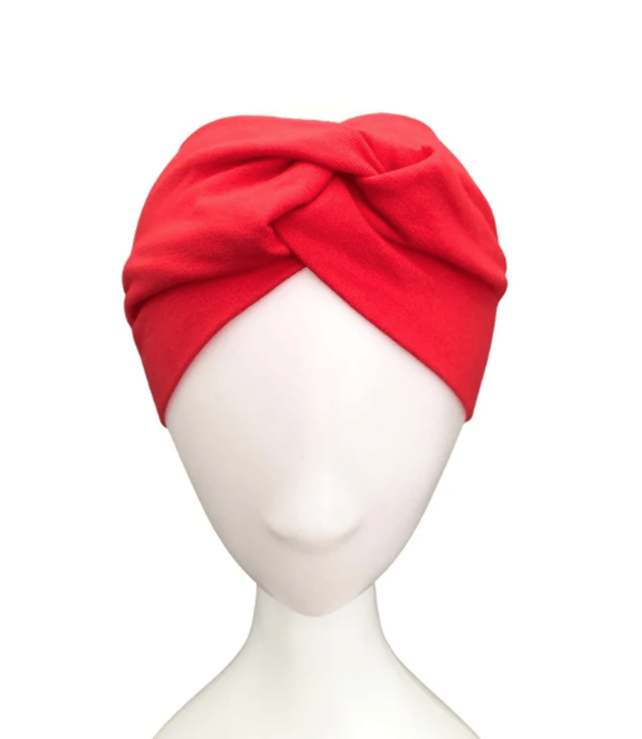 Red Yoga Workout Headband, Nurse Headband, Wide... - Folksy