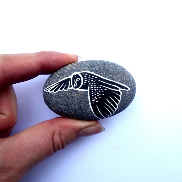 Black Owl Spirit Stone - MADE TO ORDER