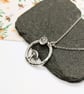 Mushroom necklace sterling silver , ref 2 - Image 2