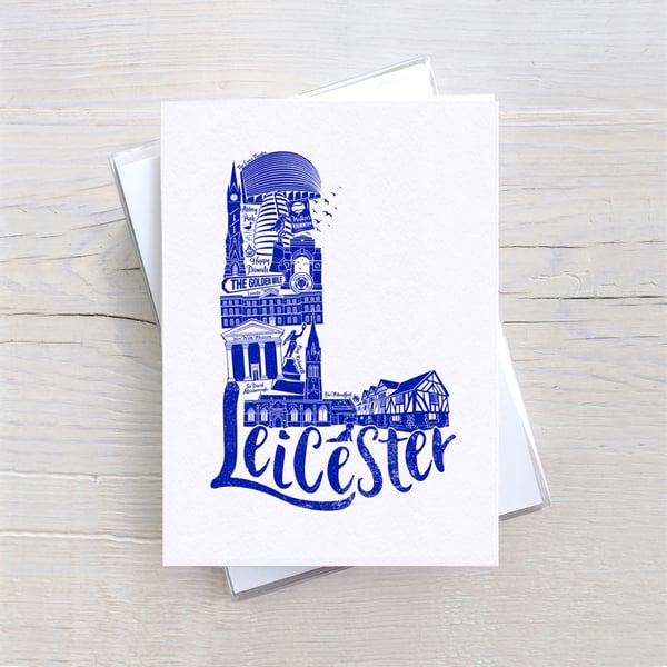 Leicester City Blank Greetings card