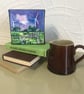 'Allotments - Ramsey SE View', Original Painting, Special Gift, Allotment Lover