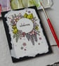 floral wreath whatever - original aceo - Image 2