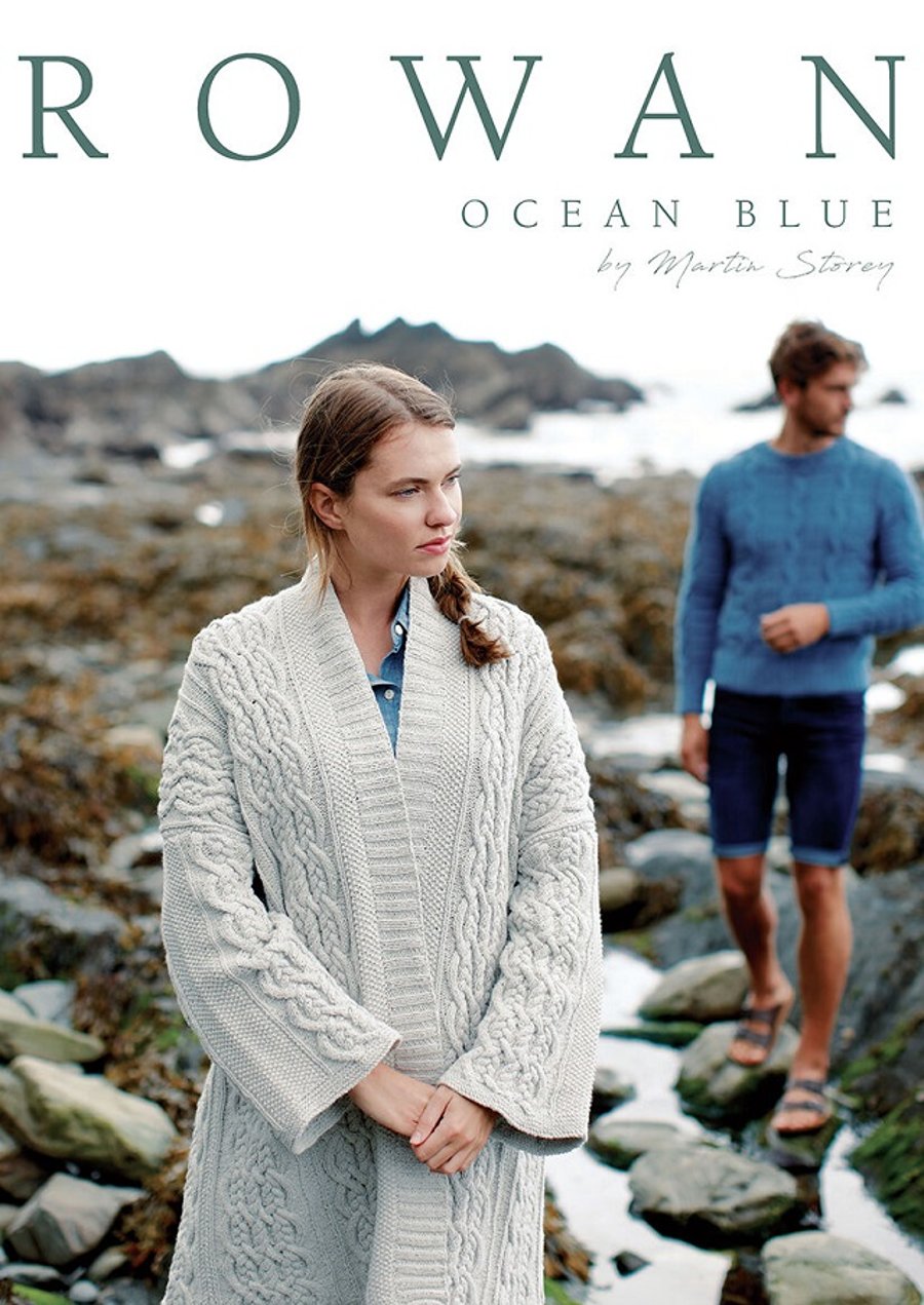 Rowan 'Ocean Blue' Knitting Pattern Book by Martin Storey