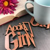 Individual Harry Potter Accio Gin Coaster. Harry Potter lovers
