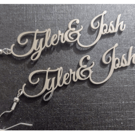 Lazer Cut Tyler & Josh Twenty one pilots earrings