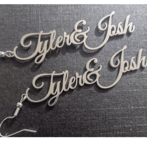 Lazer Cut Tyler & Josh Twenty one pilots earrings