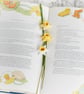 3 Daffodil Stems, miniature crochet flowers - Image 7