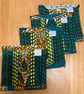 Jelly Roll Coasters - African Print