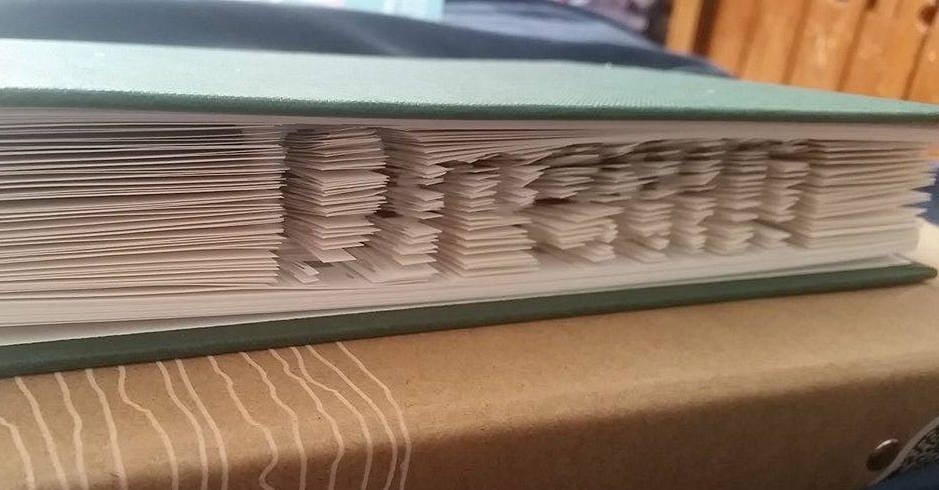 Dream, CUT & FOLD Book Folding Pattern - EMAILED PDF PATTERN