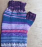 Fingerless Gloves - Hand Knitted - Multicoloured  - Image 4