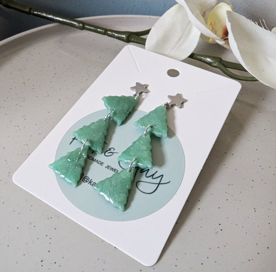 Christmas Tree Earrings