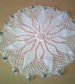 Jug Cover with Airforce Blue and Clear beads