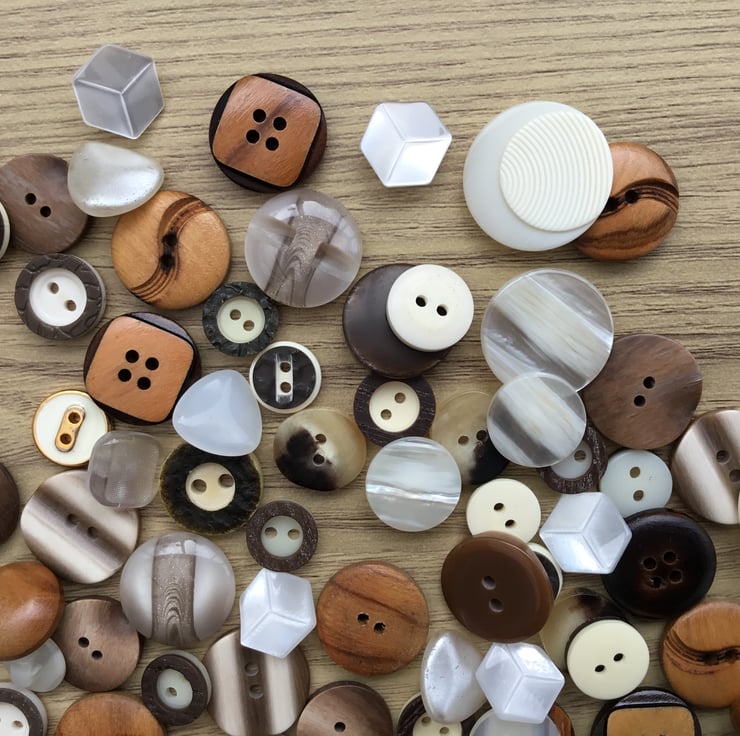 Over 140 Vintage Used and Unused Buttons for Cr... - Folksy
