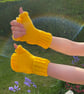 Fingerless Sunshine Mittens  - Image 1