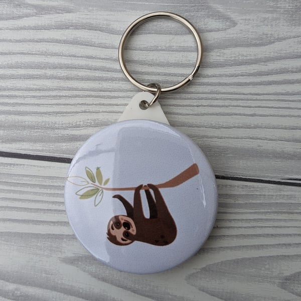 Cute Sloth keyring, sloth gifts, 