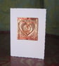 Greetings Card with Copper Heart Embellishment - Image 5