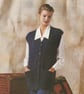 VINTAGE KNITTING PATTERN Ladies Chunky Waistcoats - Image 1