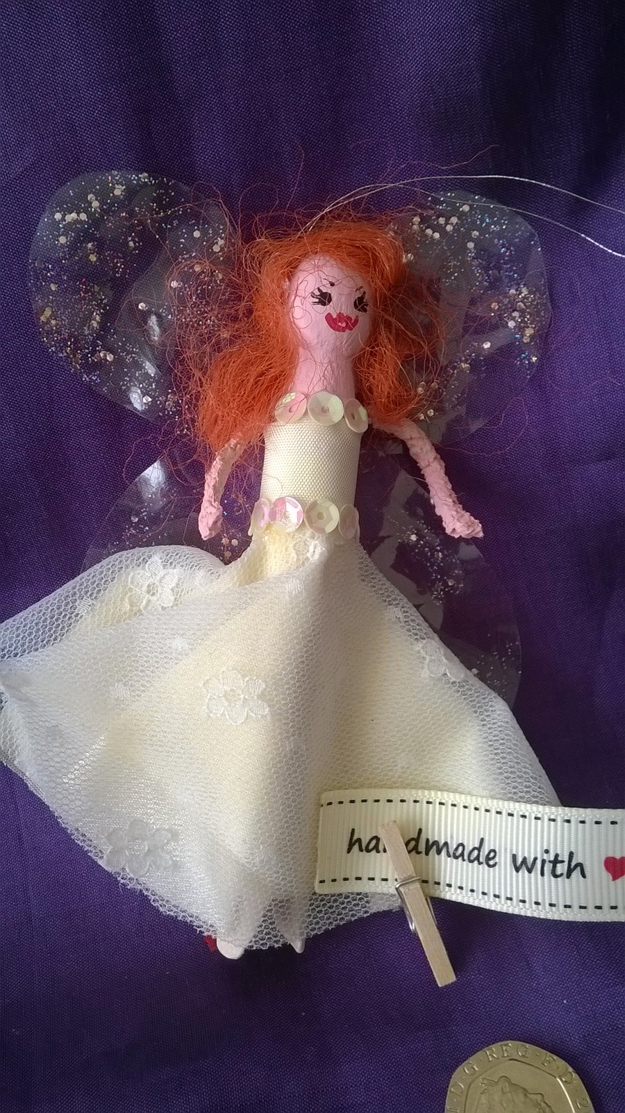 OFFER! 3 for a FIVER - Peg Dolly Christmas Faerie Lola