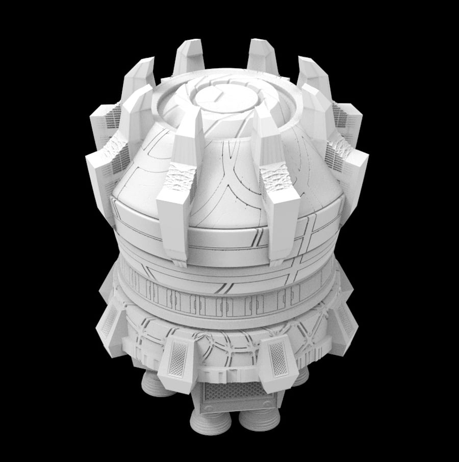 Possibly Cool Dice Towers II - Scifi Dice Box Case - DnD Pathfinder TTRPG