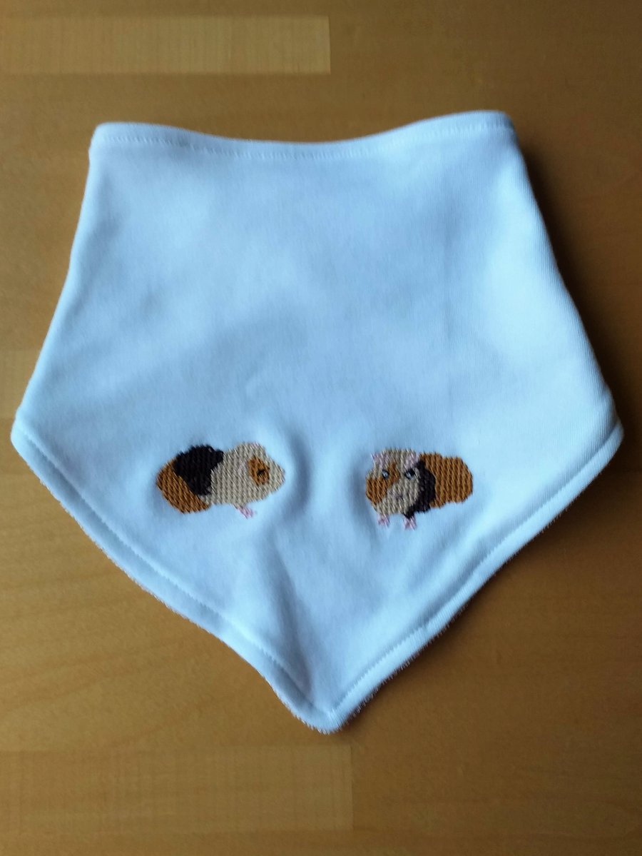 Guinea Pig Dribble Bib made for Sasha Garrett - not available for general sale