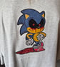 Hand-Embellished Horror Hedgehog Sweatshirt- Dark Retro Game Inspired