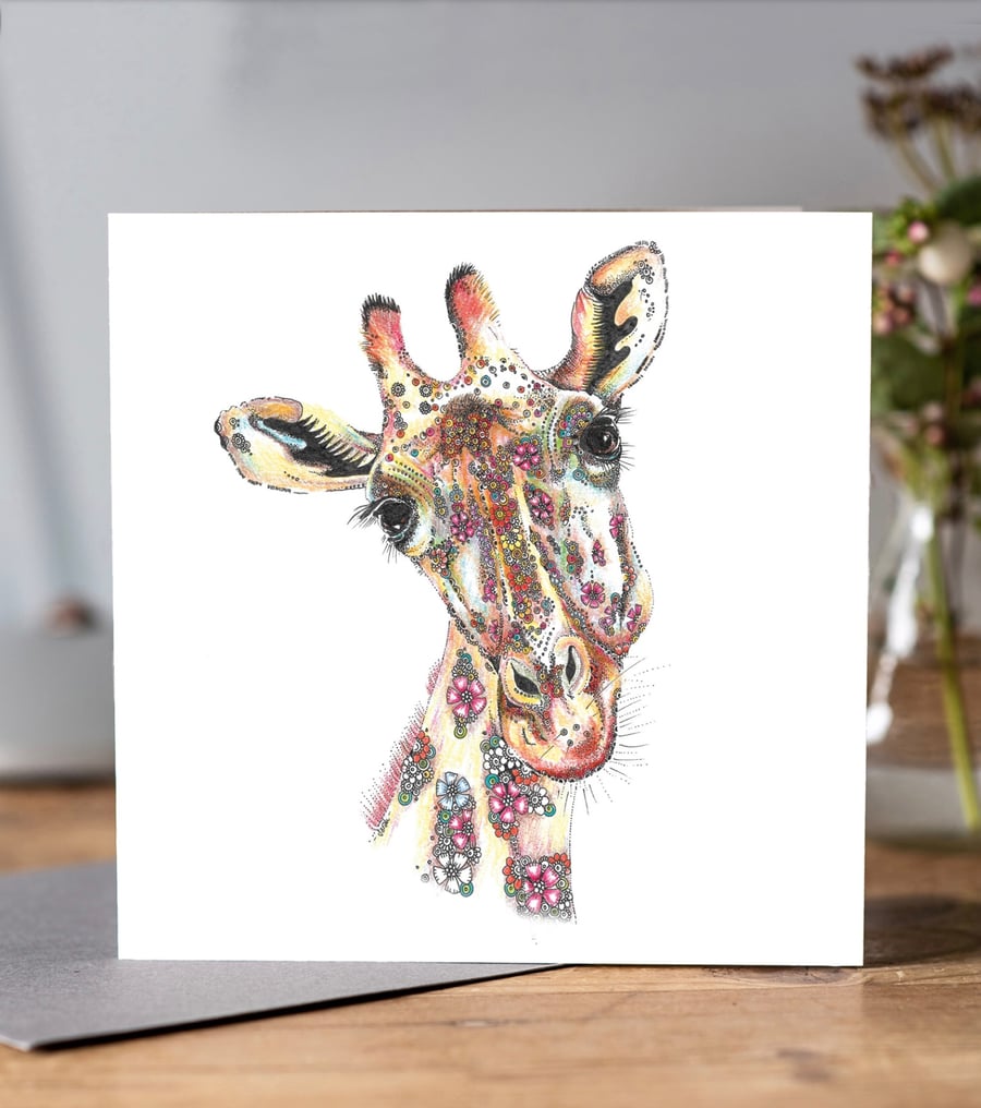 Giraffe Greeting card 