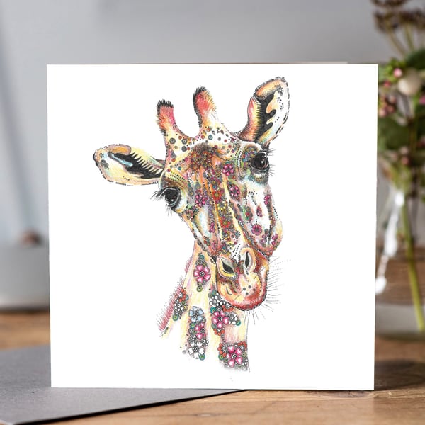 Giraffe Greeting card 