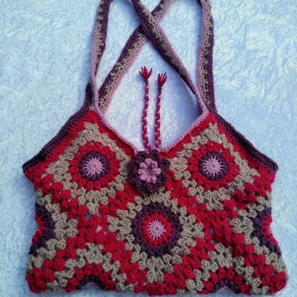 Crochet Shoulder bag - Free Postage