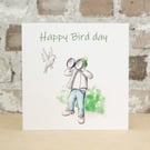 Birthday Card Birdwatcher