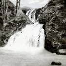 Black Falls in North Wales