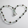 Beautiful Purple and Green Crystal Necklace
