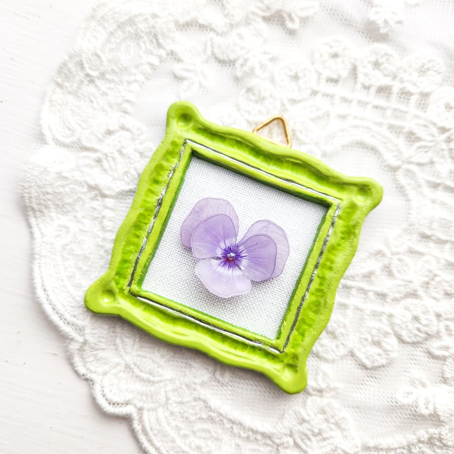 Tiny Floral Wall Hanging