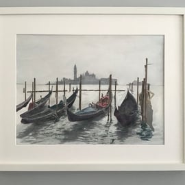 Misty morning in Venice - Print