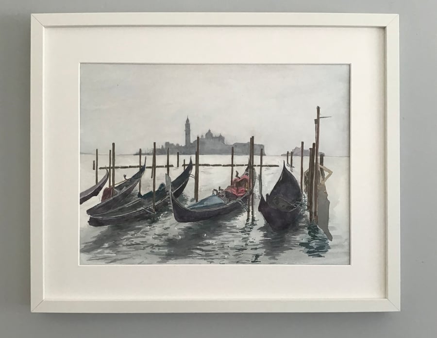 Misty morning in Venice - Print