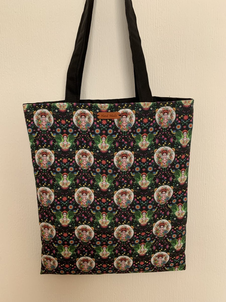Frida Kahlo canvas tote bag