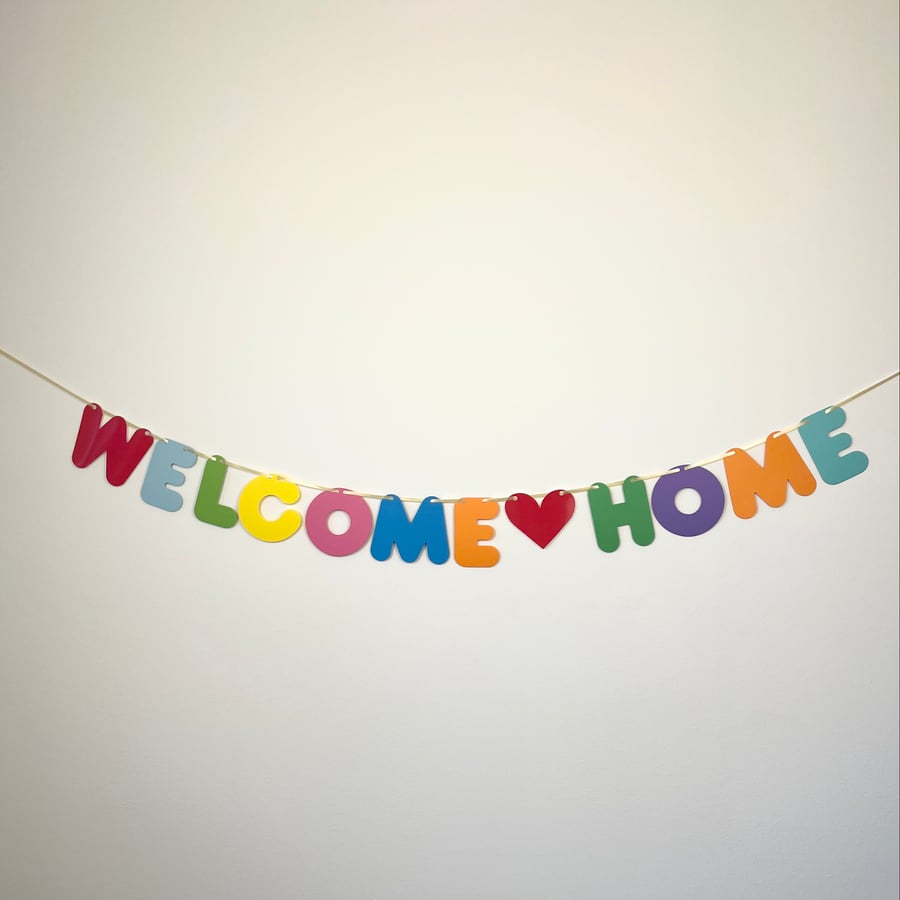 Welcome Home Banner Homecoming Party Bunting